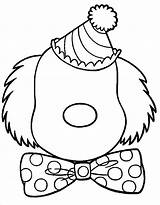Face Coloring Pages Template Clown Templates Teddy Bear sketch template