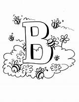 Bee Coloring Pages Printable Kids Bestcoloringpagesforkids sketch template