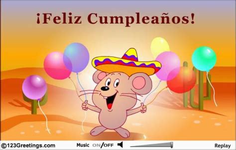 happy birthday card  spanish  print birthdaybuzz