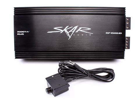 buy skar audio rp  monoblock class  mosfet amplifier  remote subwoofer level control