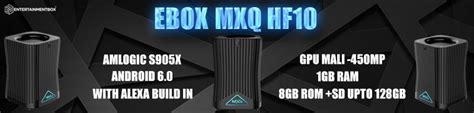 mxq hf10 smart speaker tv box is an alexa speaker android tv box