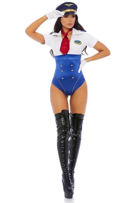 In Control Sexy Pilot Women S Costume By Forplay Foxy Lingerie