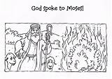 Moses Bible Spoke Bestcoloringpagesforkids Exodus sketch template