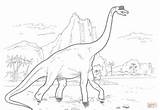 Ausmalbilder Brachiosaurus Dinosaurier sketch template