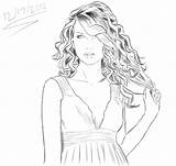 Swift Taylor Coloring Pages Printable Famous Print Color Printables Singers Adult Popular Adults Clipart Getcolorings People Visit Celebrities Coloringhome sketch template