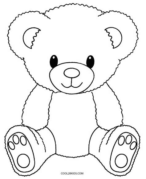 printable bear coloring pages printable teddy bear coloring pages