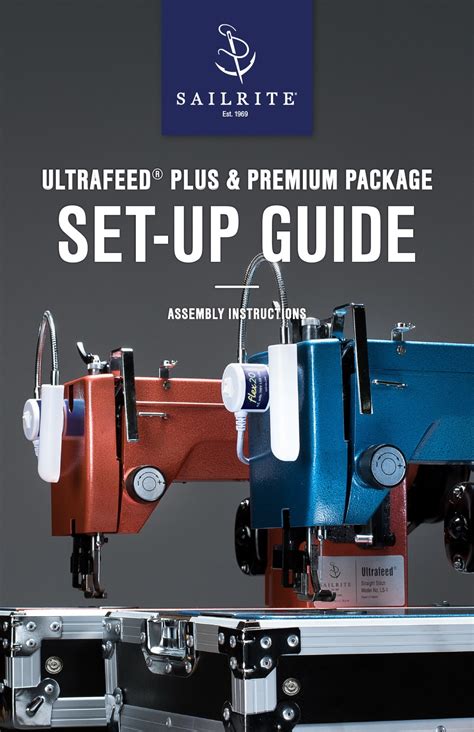 sailrite ultrafeed  assembly instructions   manualslib