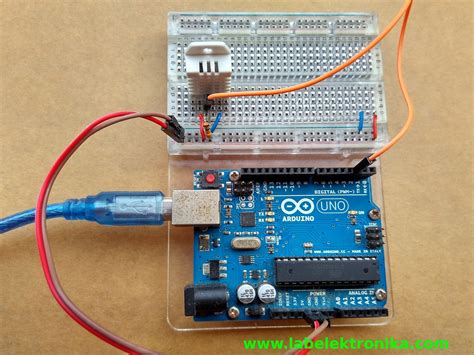 dht sensor suhu  kelembapan menggunakan arduino lab elektronika
