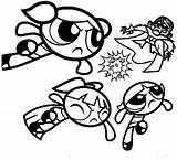 Coloring Powerpuff Girls Jojo Mojo Pages Punching Buttercup Print Color Getcolorings Printable Size Colorluna sketch template