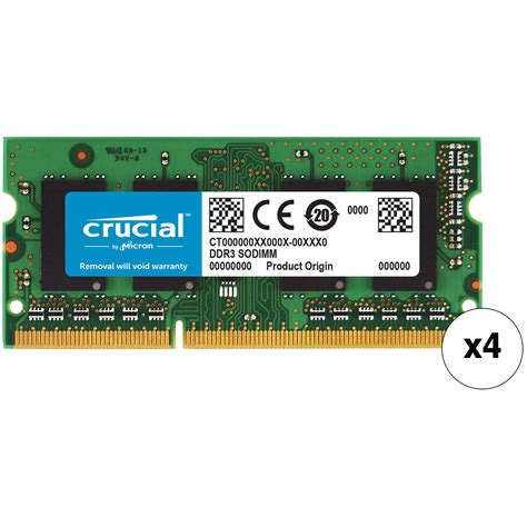 crucial gb  pin sodimm ddr pc  memory module kit