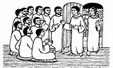 Emmaus Discepoli Emaus Discipulos Emaús Disciples Catequesis Jesús sketch template