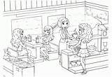 Coloring Pages Lego Friends Printable Popular sketch template