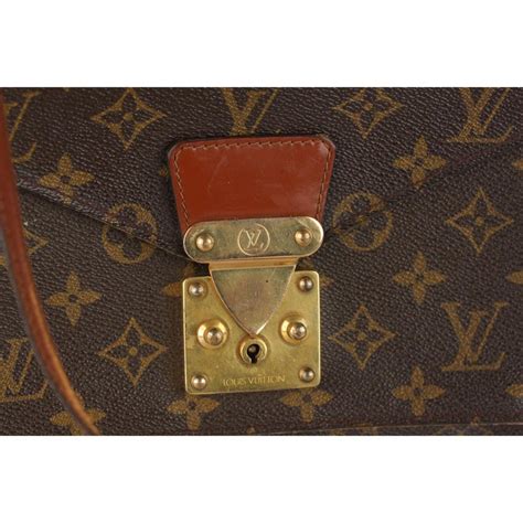 louis vuitton vintage monogram canvas monceau  messenger bag  sale