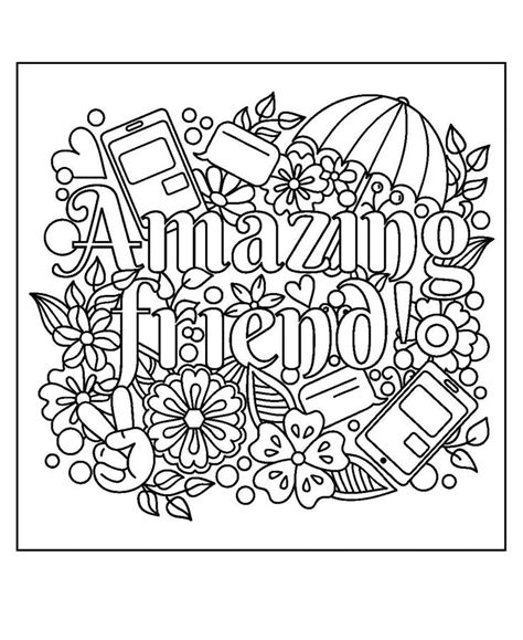 pin  words coloring pages  adults