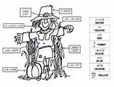 Scarecrow Coloring Radicals Sheet Review sketch template