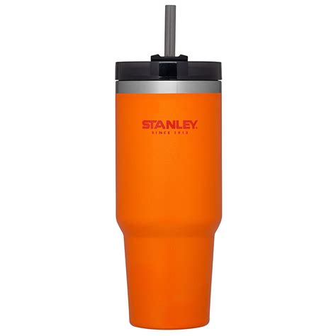 stanley adventure vacuum quencher oz signal orange unisex  onzas