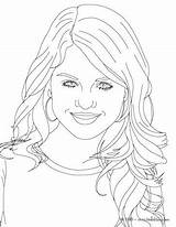 Gomez Selena Coloring Pages Demi Lovato People Famous Meghan Trainor Rihanna Color Sheets Star Colouring Stars Printable Portrait Close Draw sketch template