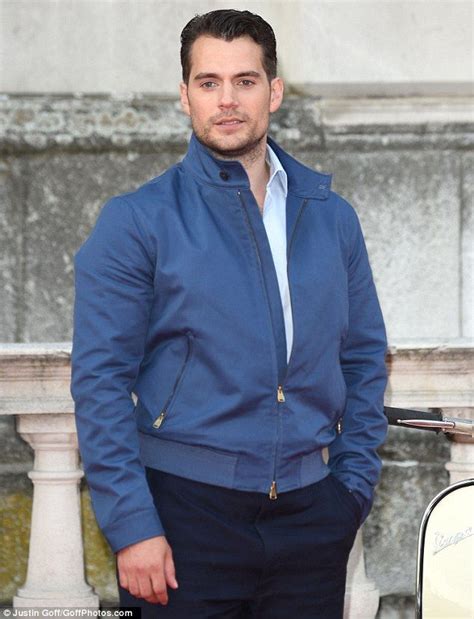 henry cavill at film premiere after embarrassing confession blue