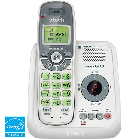 vtech dect 6 0 cordless with answering system telephones