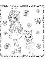 Coloring Pages Enchantimals Printable Youloveit sketch template