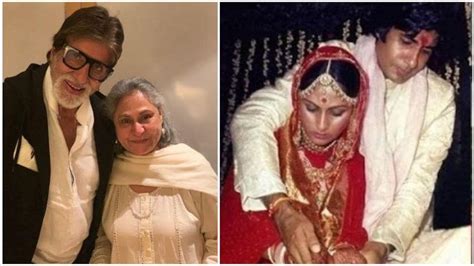 wedding anniversary amitabh bachchan reveals incredible story    married jaya