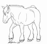 Horse Draft Clydesdale Lineart Drawing Templates Getdrawings Deviantart Cheaper Foal Arabian sketch template