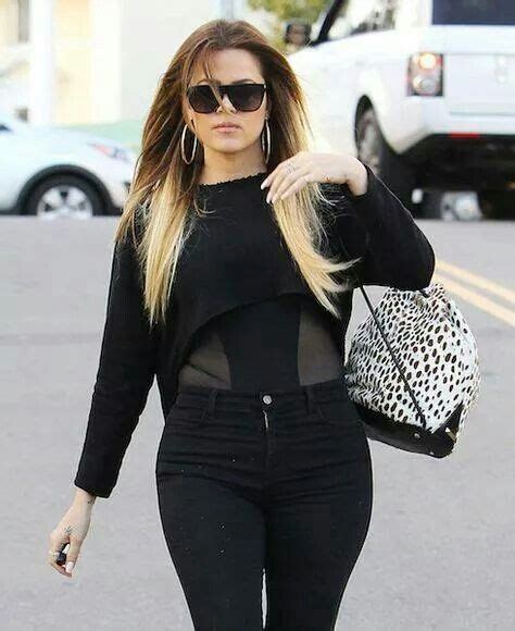 beautiful khloe kardashian khloe kardashian outfits  black outfit