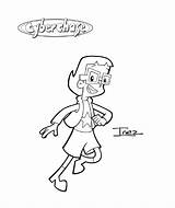 Coloring Pages Cyberchase Sid Kid Science Kids Pbs Inez Uteer sketch template