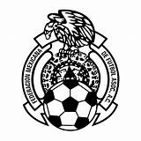 Mexique Voetbal Insignias Equipe Mondial sketch template