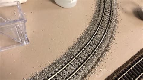 My 4x8 Ho Layout Expansion Part 20 Ballasting Youtube