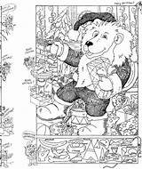 Hidden Christmas Puzzles Puzzle Coloring Object Objects Printables Games Kids Winter Sheets Worksheets Highlights Search Printable Adult Holiday Easy Pages sketch template