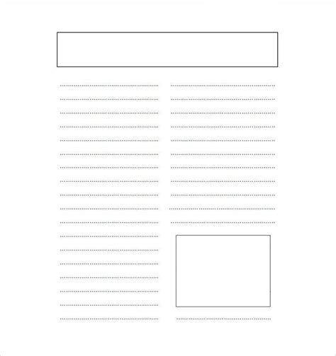 blank newspaper template  nismainfo