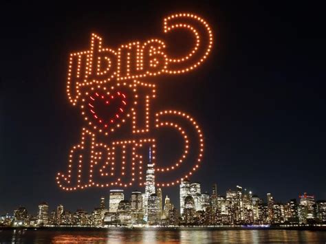 drone fleet lit   candy crush ad   york city night sky ads drive  wedge