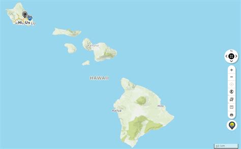 google maps hawaii driving directions printable map   united states