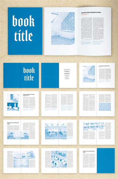 booklet template indesign  printable templates