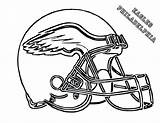 Coloring Pages Helmet Baseball Getcolorings Football sketch template