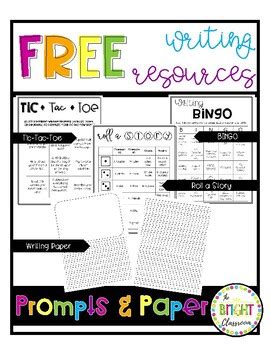writing resources   bright classroom tpt
