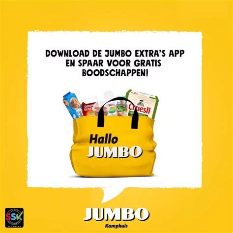 sparen voor gratis producten met de jumbo app