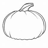 Pumpkin Outline Clipart Coloring Pages Printable Library Blank Kids sketch template