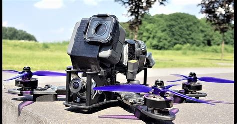 drone fpv gopro hero  iflight megabee tpu  printed gopro hero  camera mount