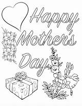 Coloring Pages Mothers Printable Mother Sheets Kids Cards Color Card Pdf Mom Happy Easy Designs Page2 Colors Print Printables Sheet sketch template