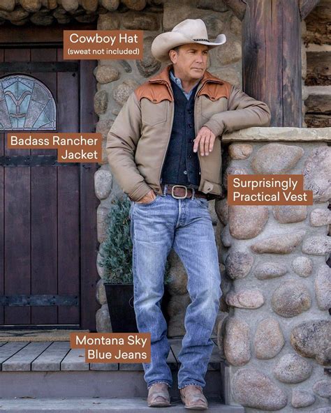 pin  ellen davis  yellowstone mens casual dress outfits cowboy