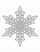 Snowflake sketch template