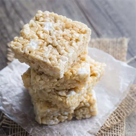 Simply Perfect Rice Krispie Treats Baking A Moment