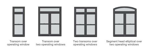 casement transom configurations transom windows casement windows double hung windows