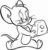 Jerry Tom Cheese Coloring Pages Drawing Chuck Mac Getcolorings Color Eats Clipartmag sketch template