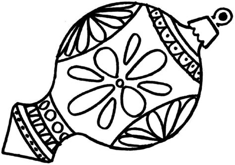 christmas ornament coloring pages    clipartmag