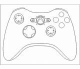 Xbox Controller Game Template Cake Coloring Drawing Pages Printable Templates Games Playstation Birthday Cakes Party Photobucket Google Gaming Color Control sketch template