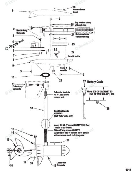 motorguide trolling motor motorguide energy series oem parts diagram  complete trolling motor