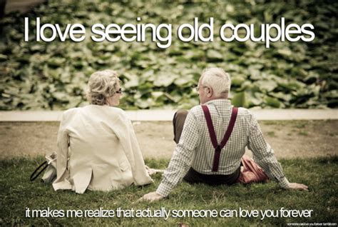 i really love seeing old couples it makes me realize that… flickr